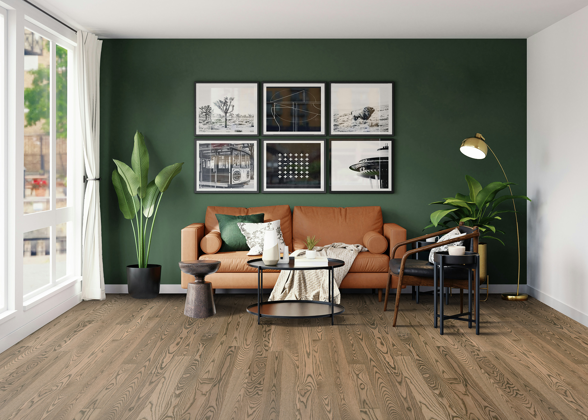 Quietude flooring in a room