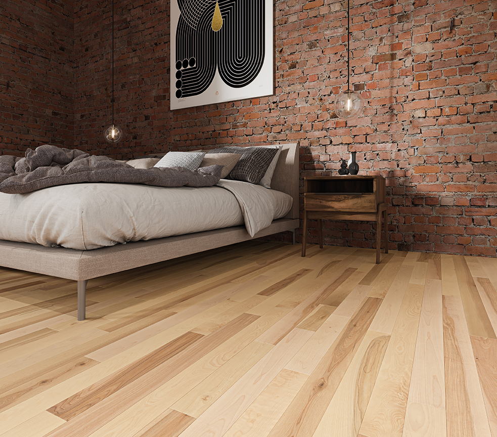 Lagom flooring in a room