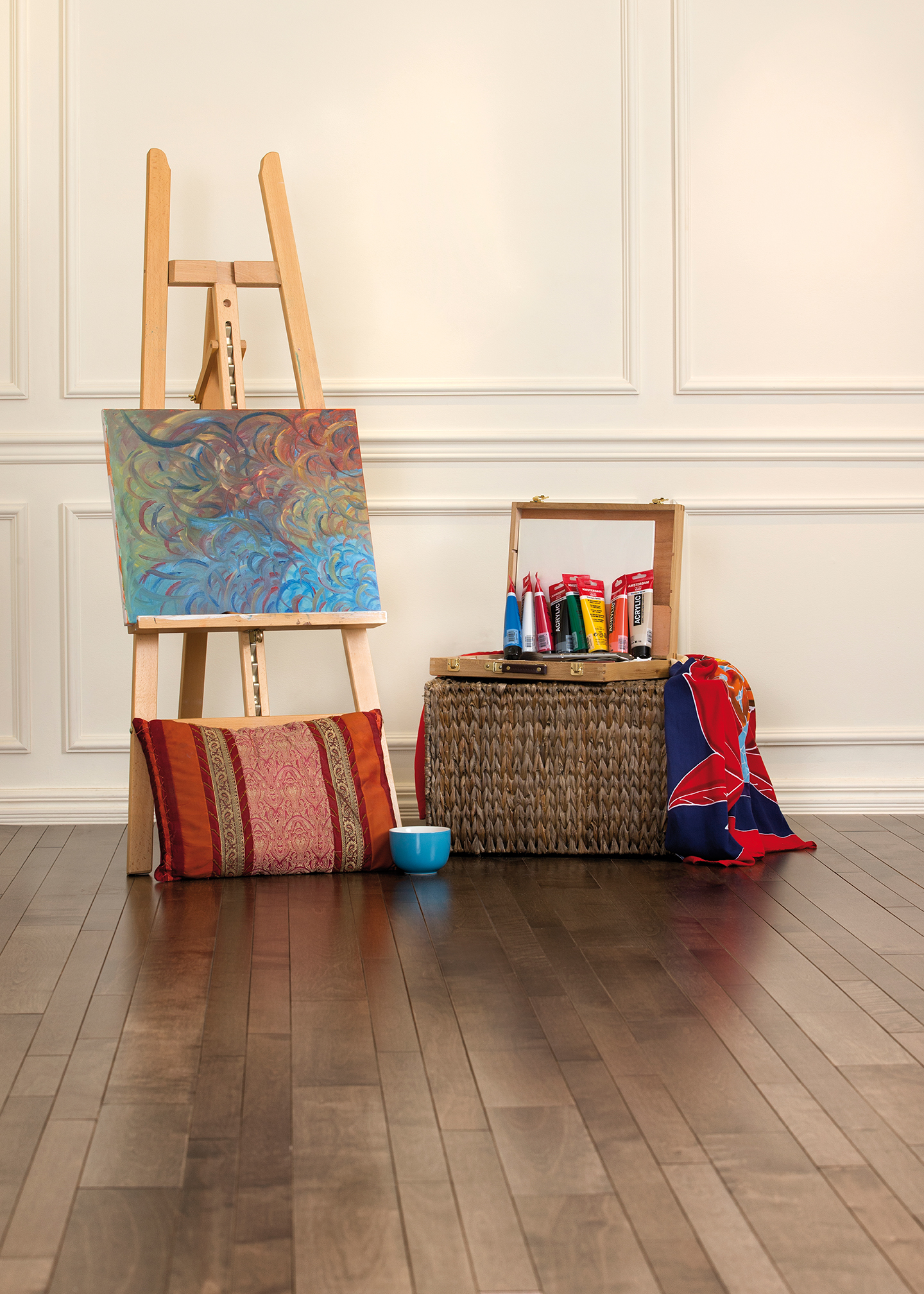 Oasis flooring in a room