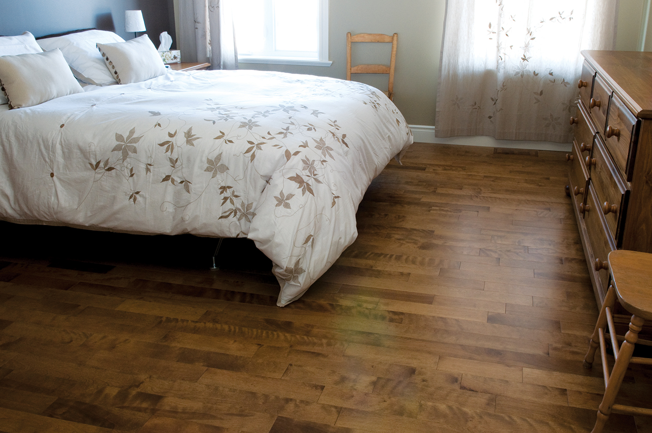 Yukon flooring, shown in a room