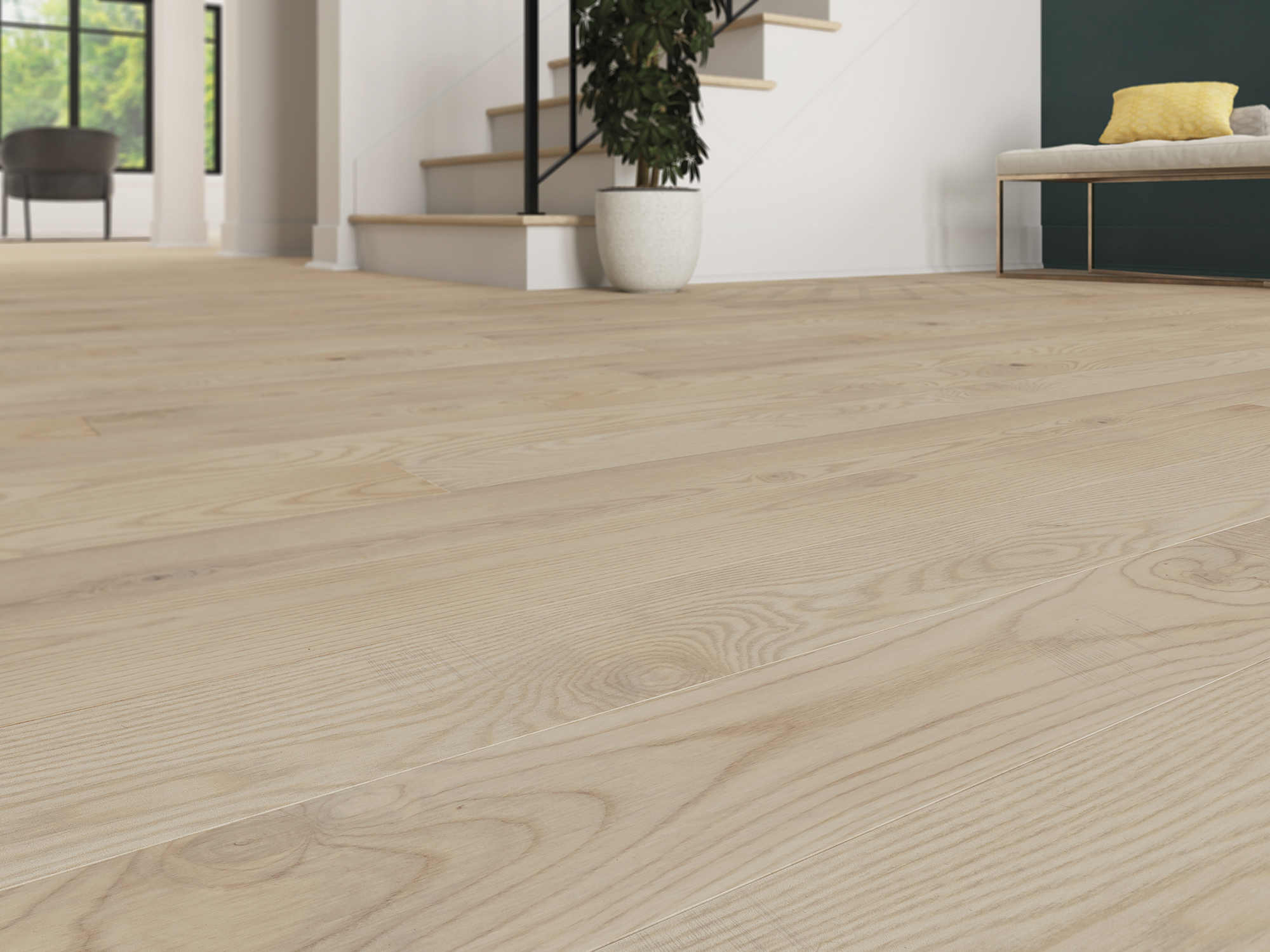 Nix flooring, shown in a room