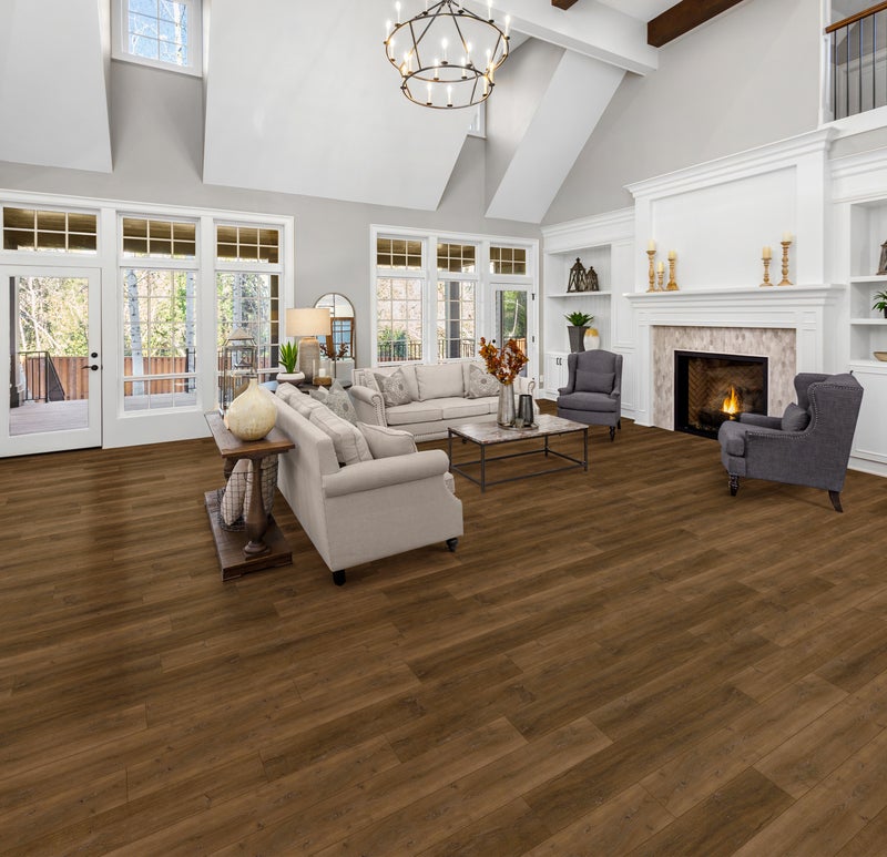 Chestnut flooring in a room