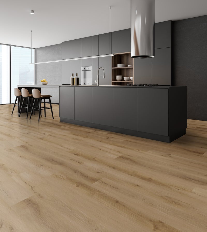 Macadamia flooring in a room