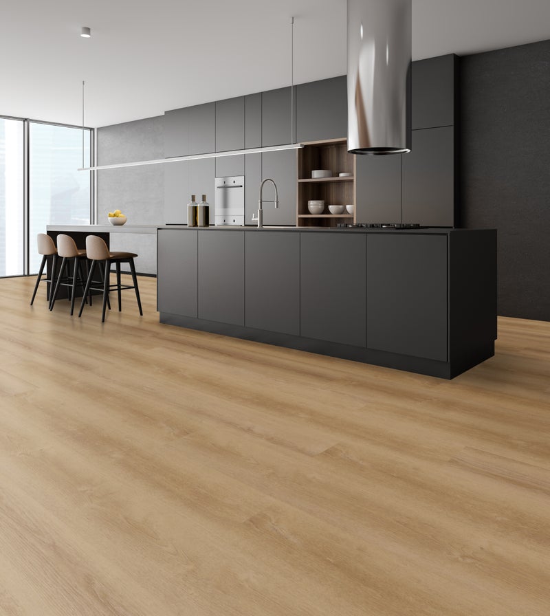 Sandbar flooring in a room