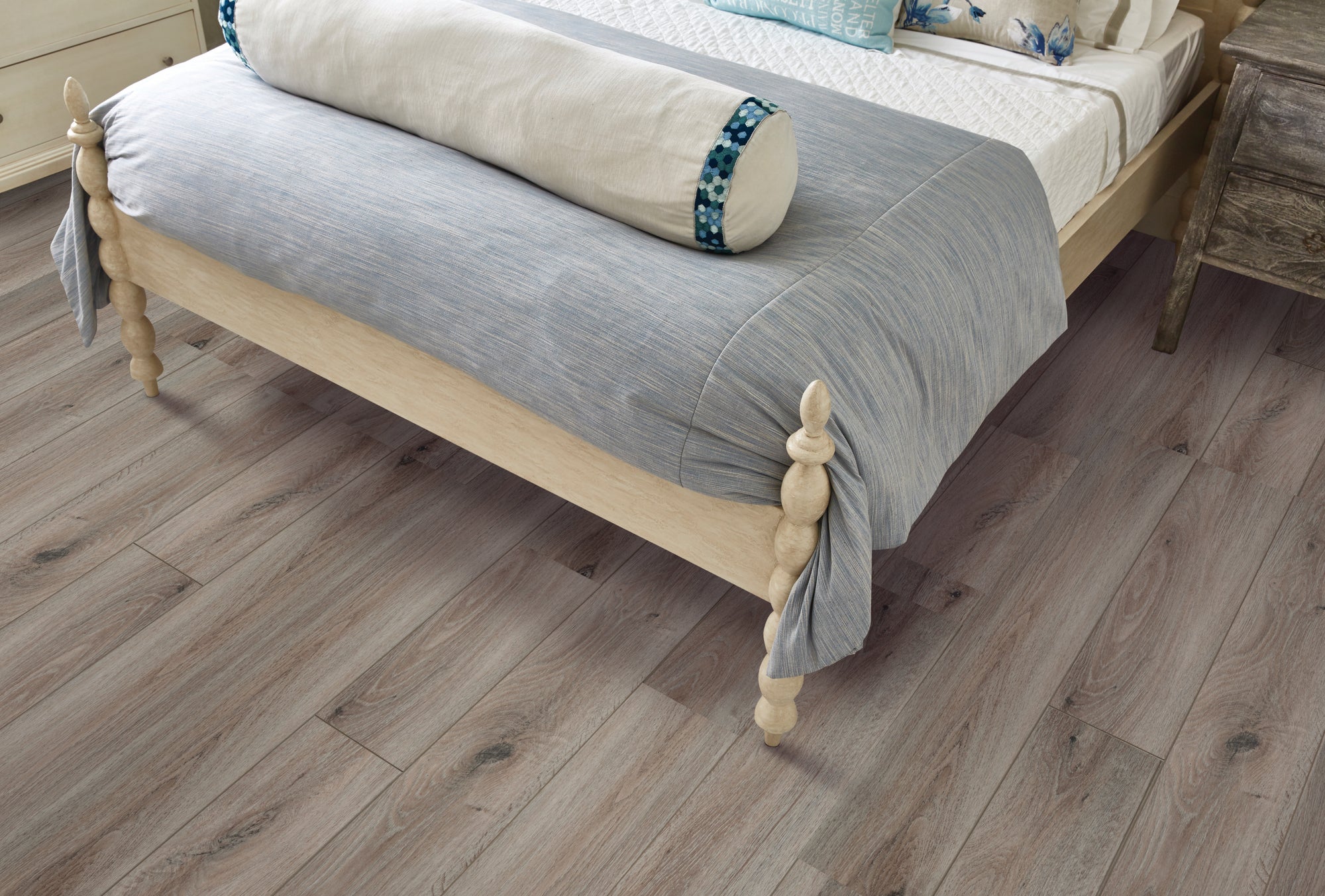 Toasted Oak flooring, shown in a room