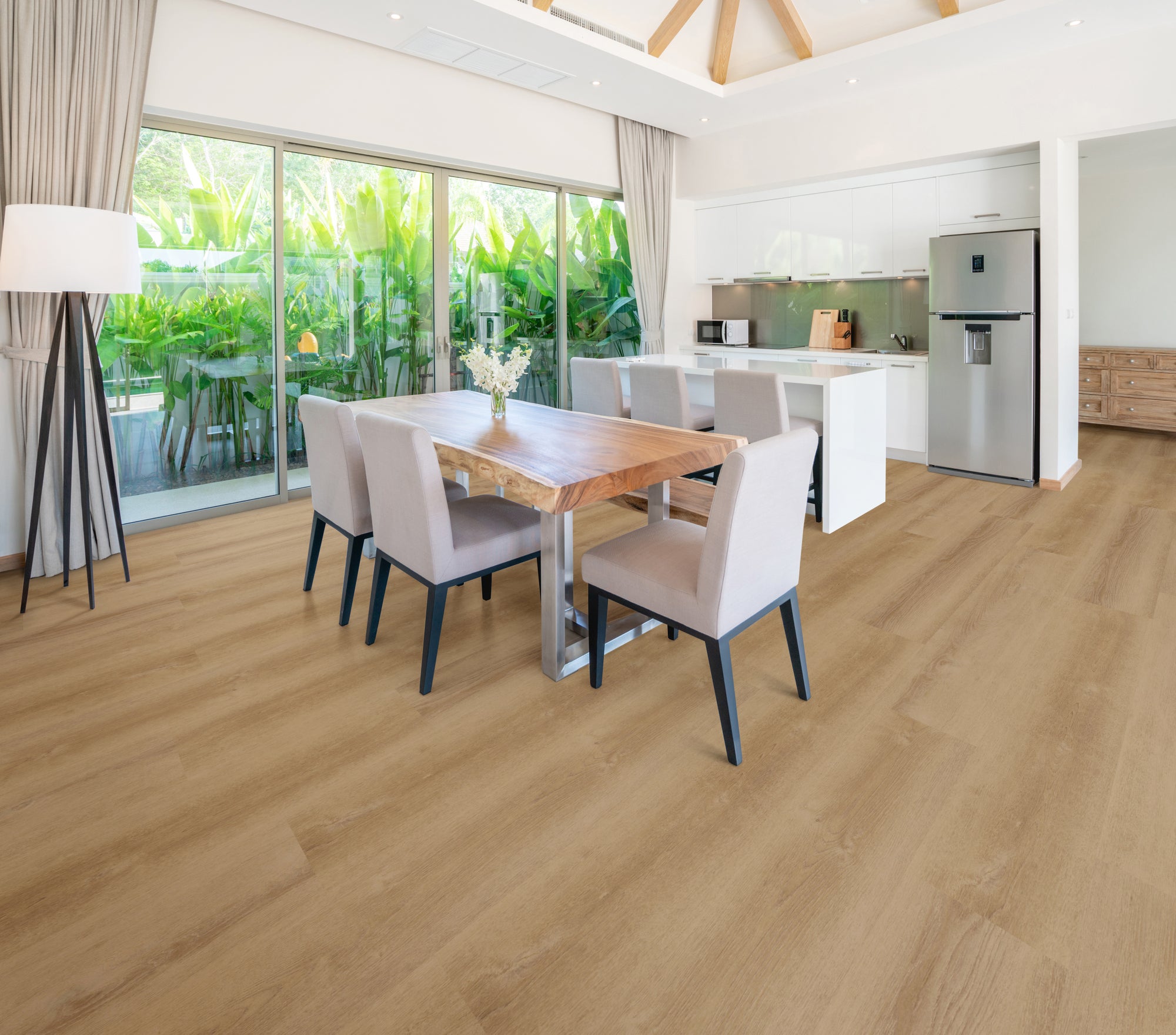 Sandbar flooring, shown in a room