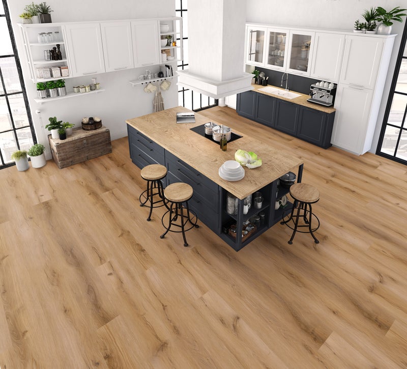 Natural Honey flooring in a room
