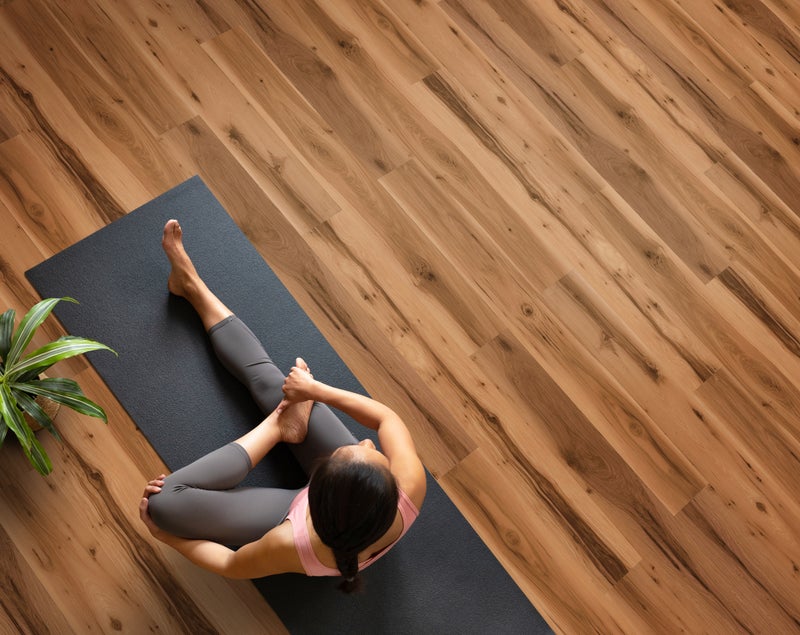 Smoked Amber flooring in a room