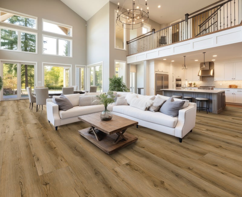 Barley flooring in a room
