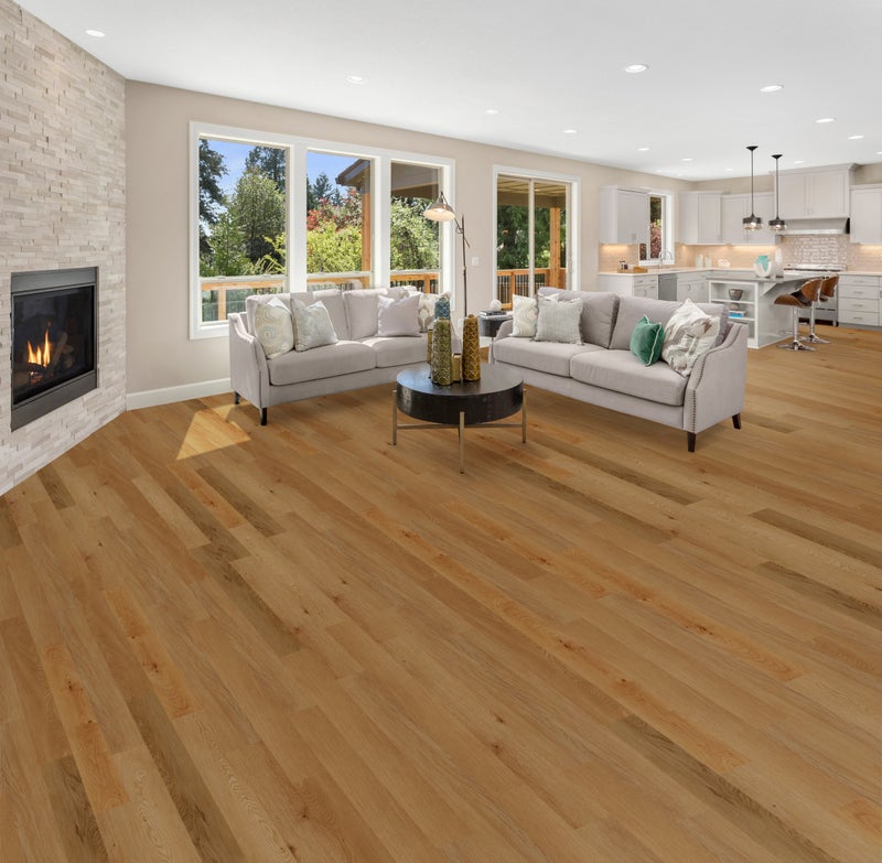 Nutmeg flooring in a room