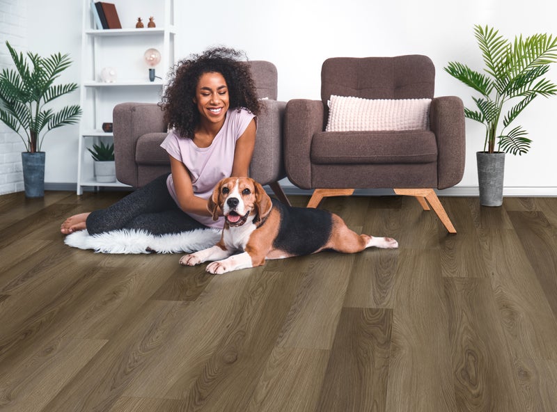 Hazelnut Harvest flooring in a room