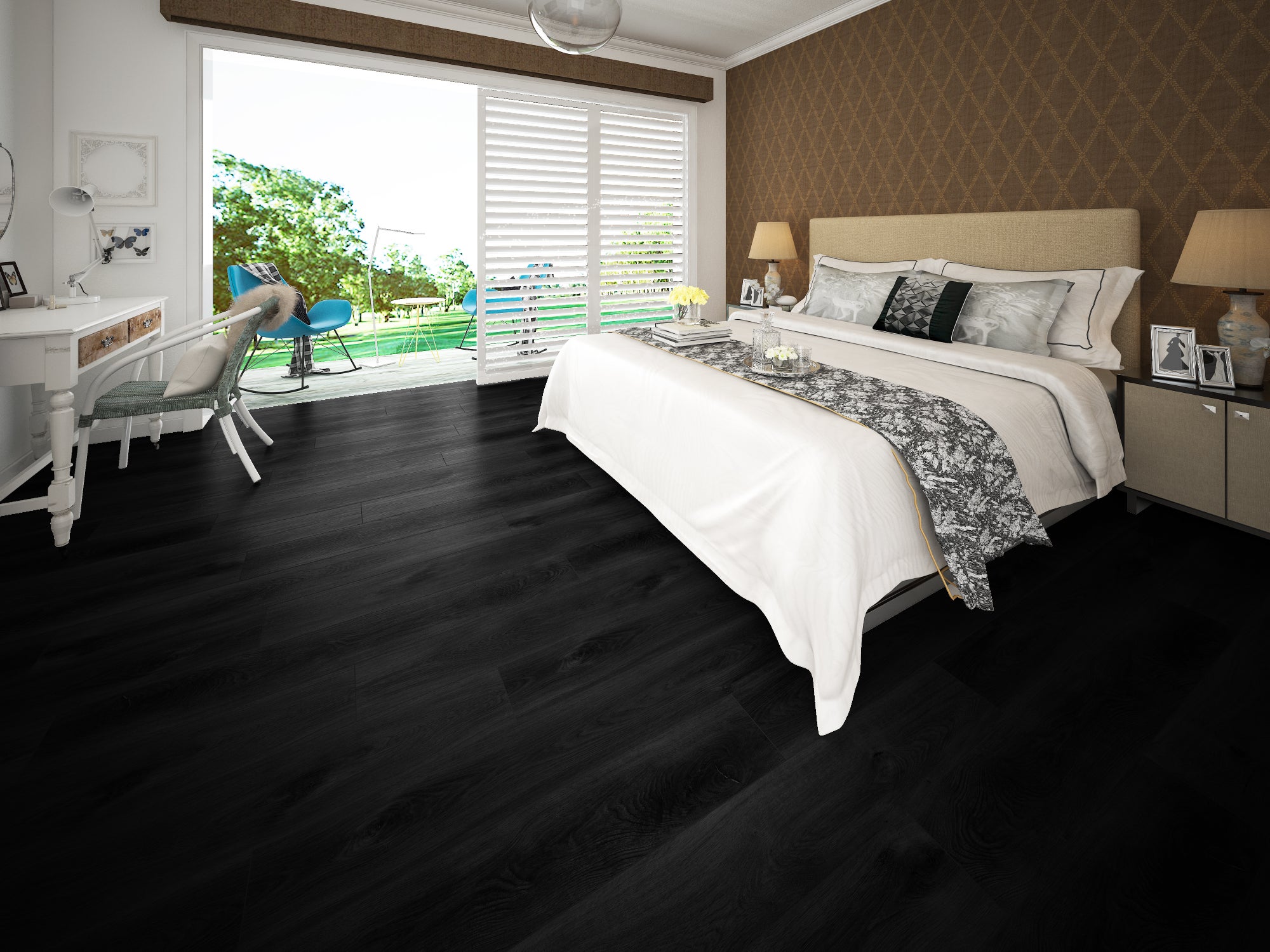 Eclipse flooring, shown in a room