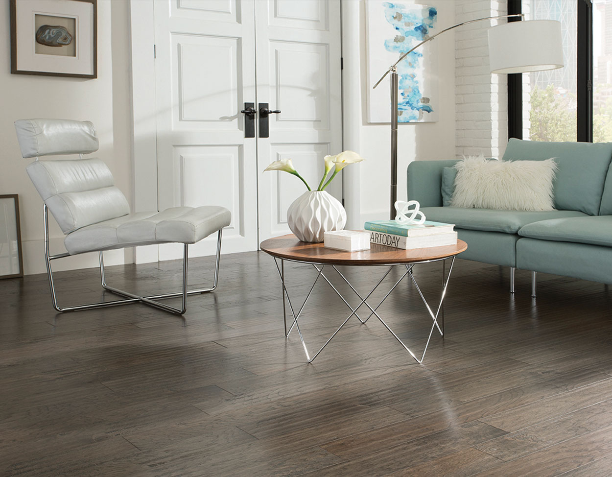 Granite flooring in a room