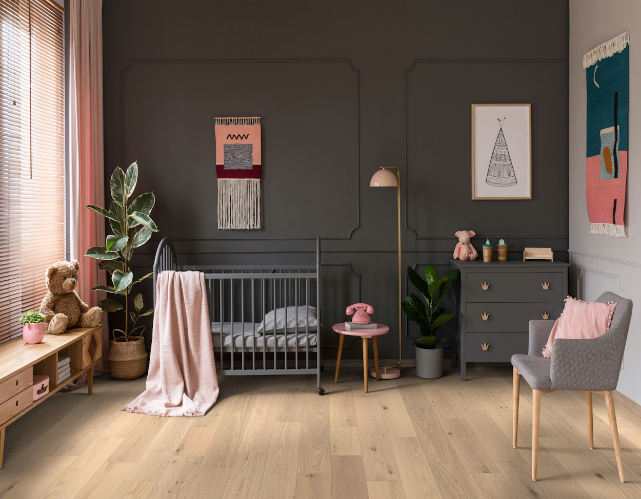 Tranquil flooring in a room