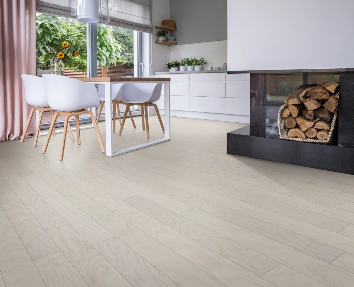 Polar Dawn flooring in a room