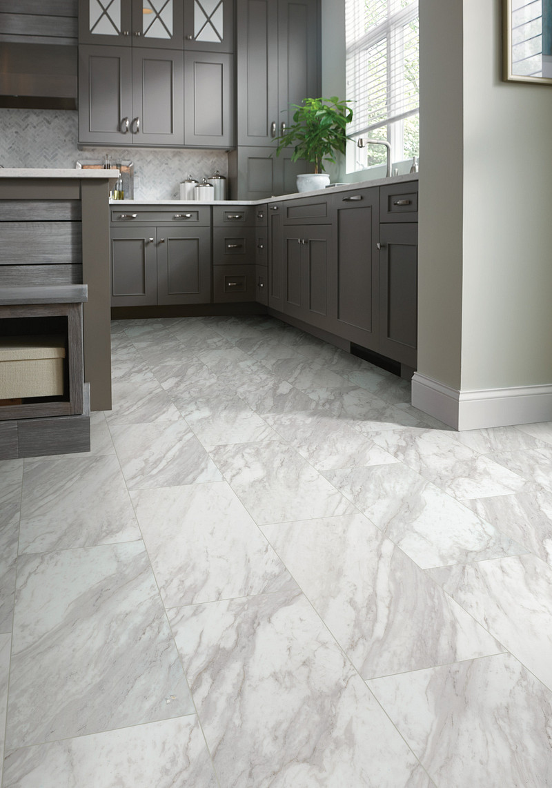 Oyster flooring in a room