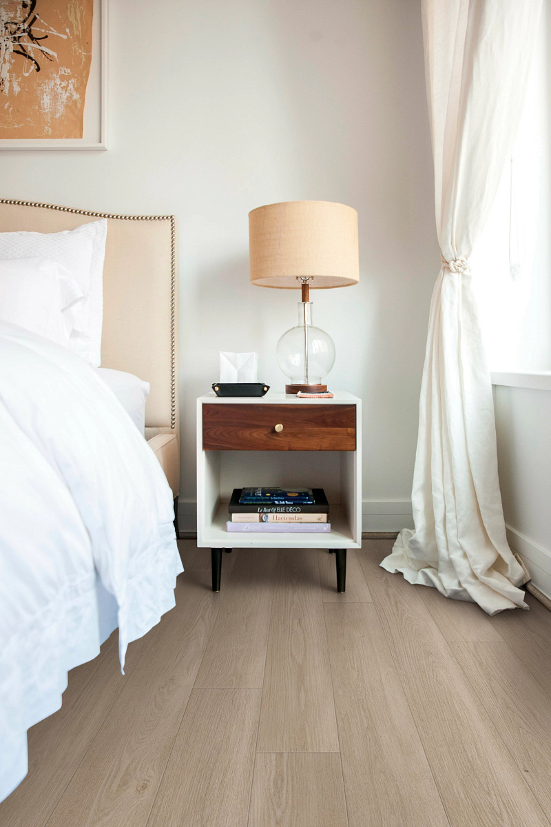 Balanced Oak flooring in a room