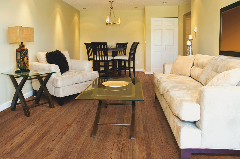 Carolina Pine flooring in a room