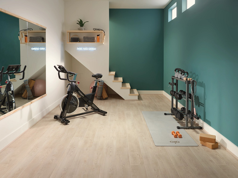 Mercer Oak flooring in a room