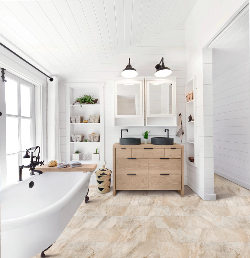 Canyon flooring in a room