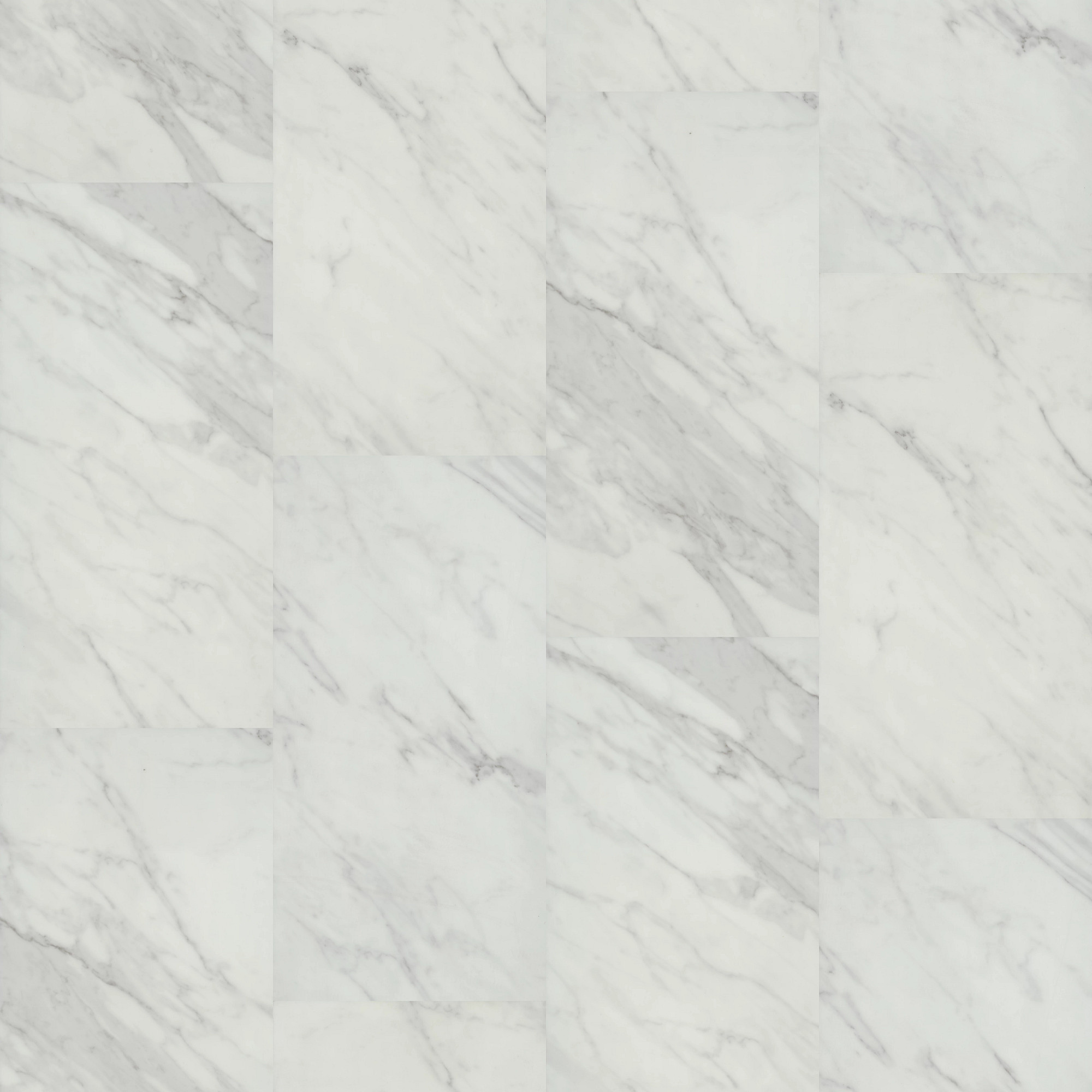 Carrara White, laid flat, seen from above