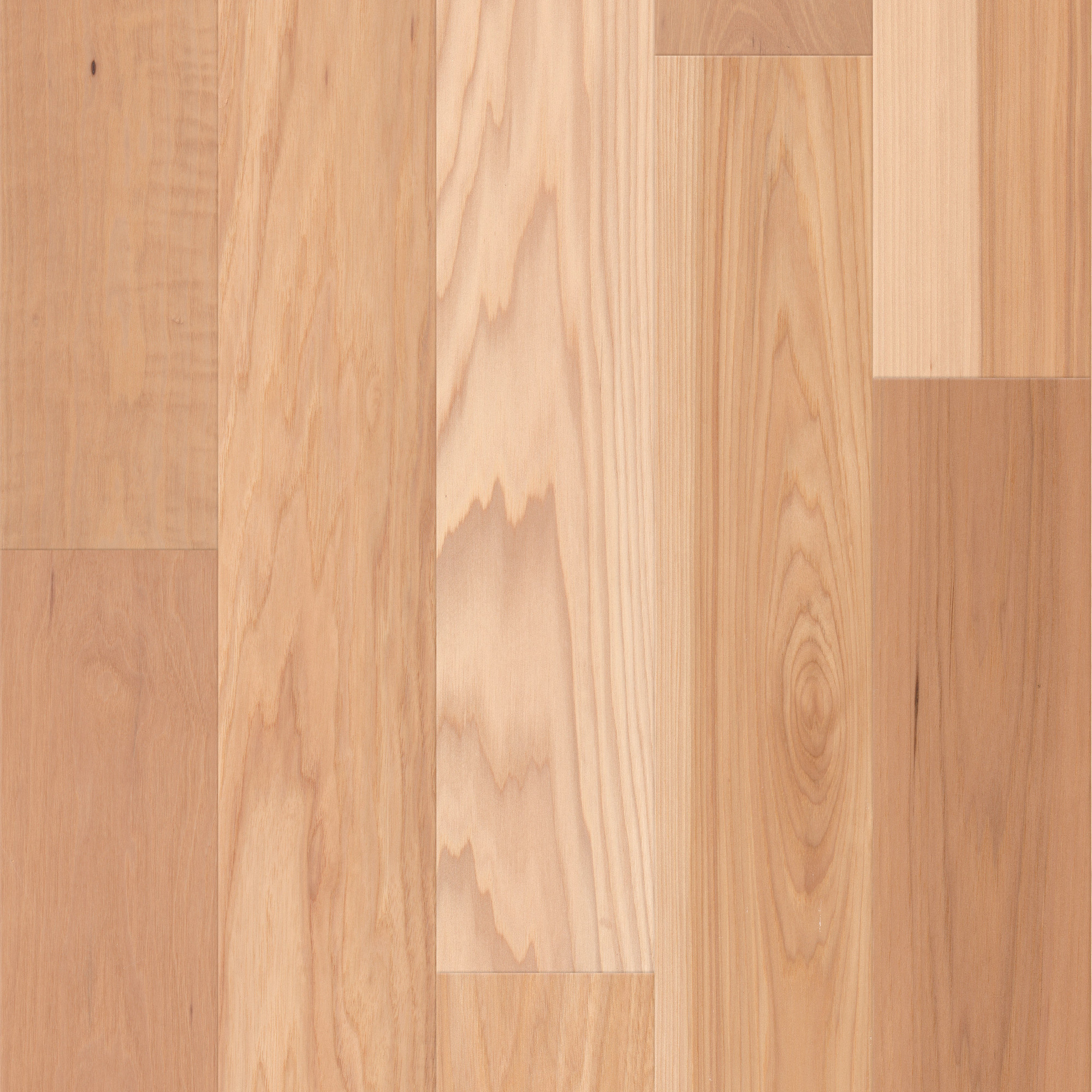 Natural Hickory, laid flat, seen from above