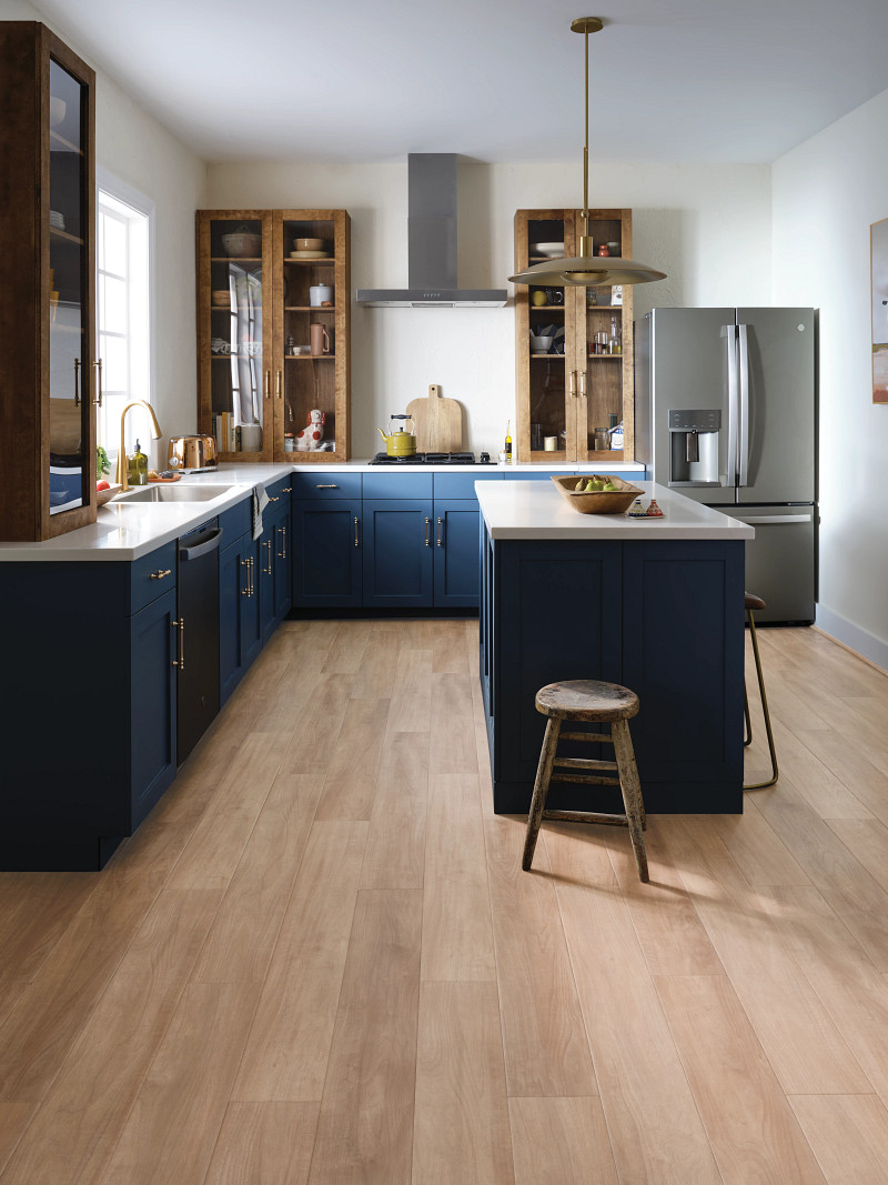 Tawny Beech flooring in a room
