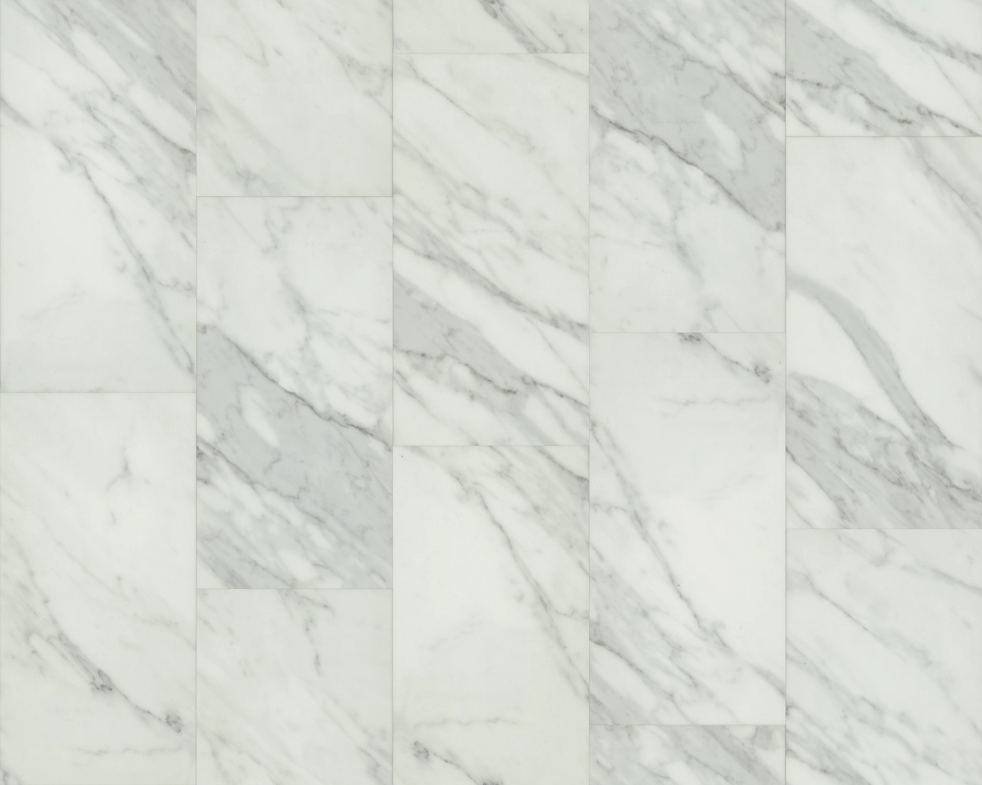 Carrara White, laid flat, seen from above