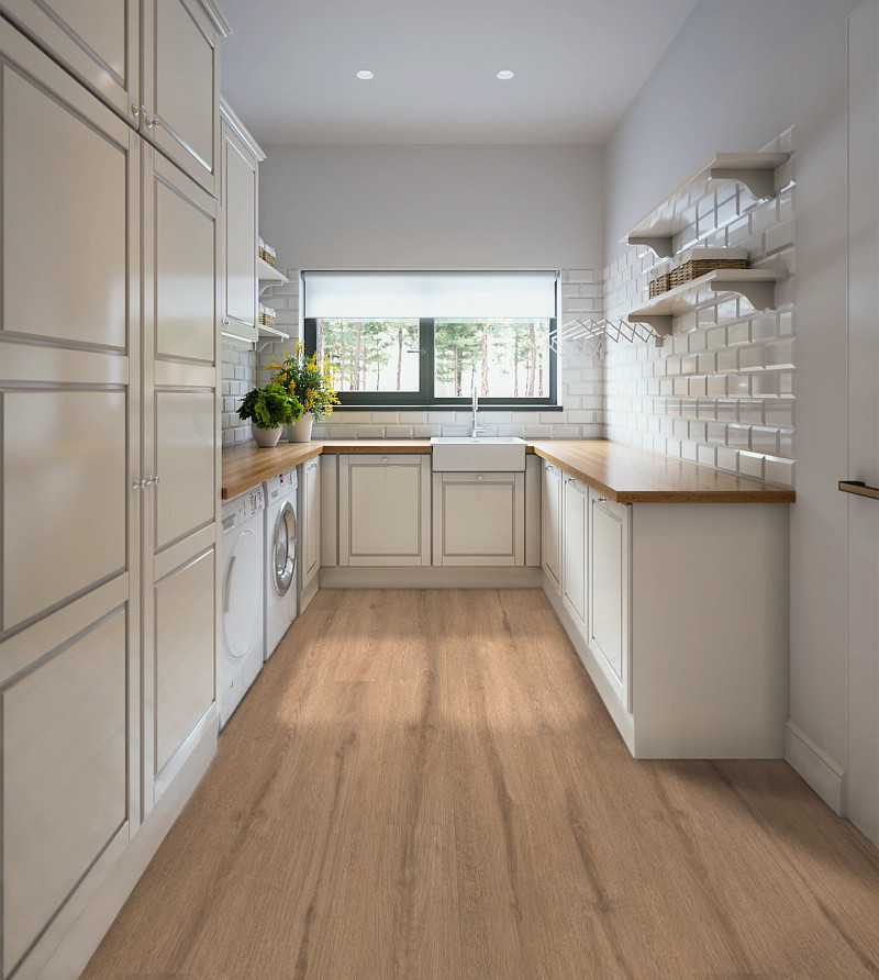 Dwell flooring in a room