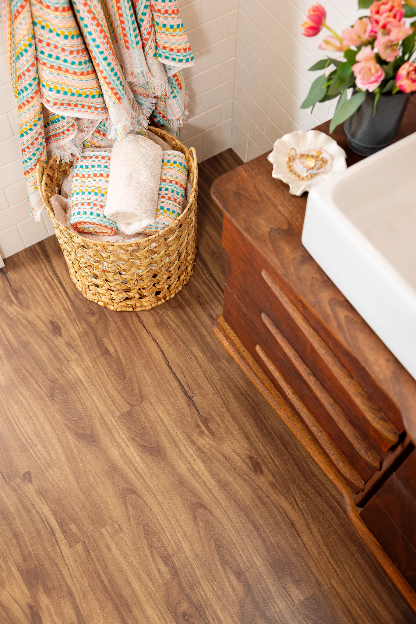 Gold Coast Acacia flooring, shown in a room