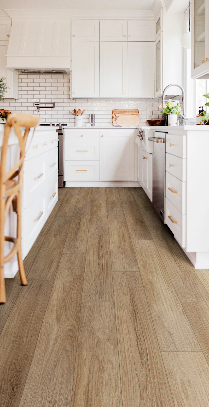Hazelnut Brown flooring in a room