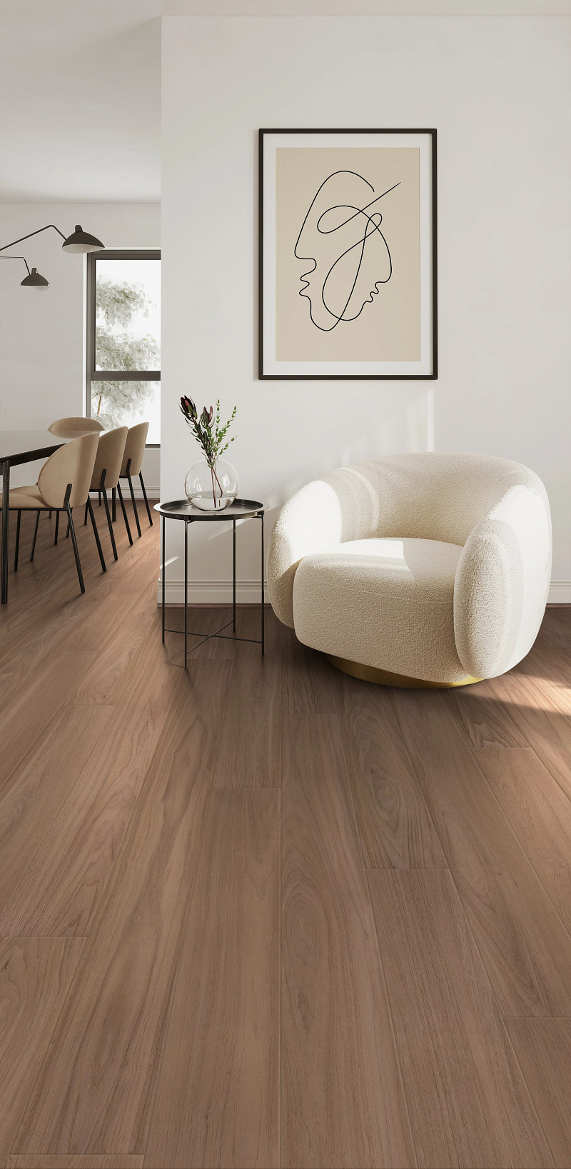 Whiskey Oak flooring in a room