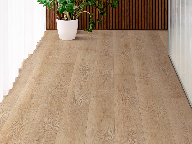 Warm Sand Oak flooring in a room