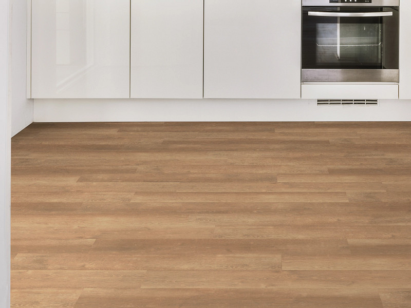 Amber Oak flooring in a room