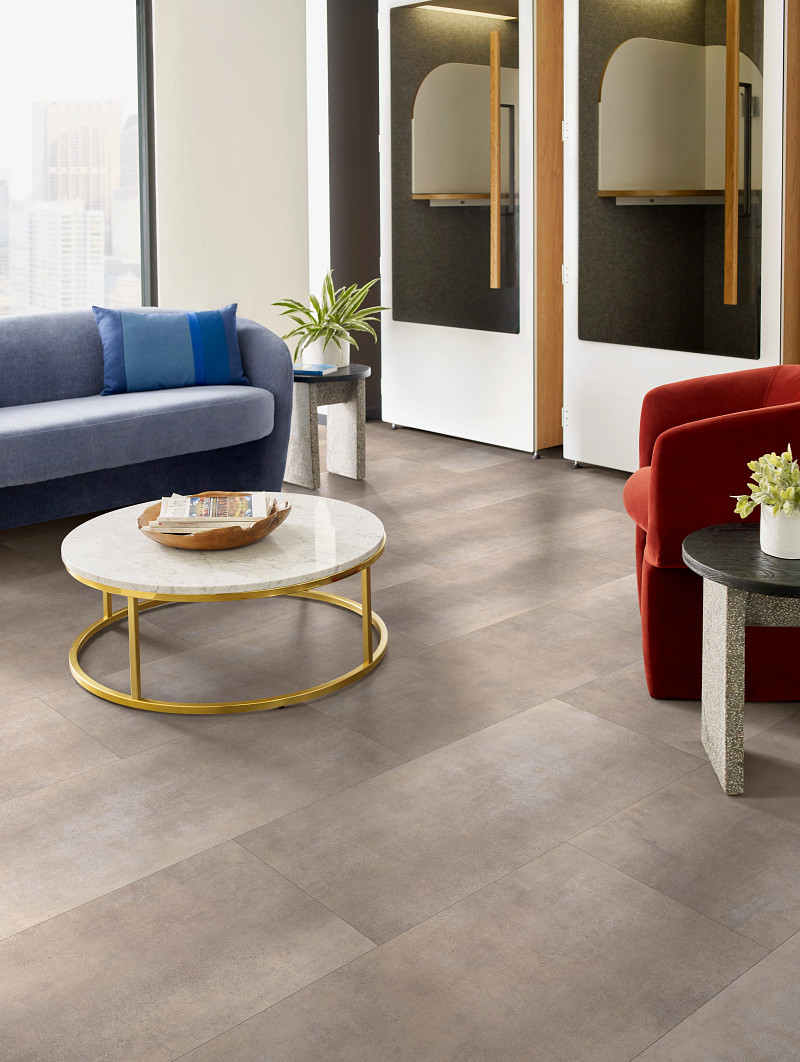 Foundry flooring in a room