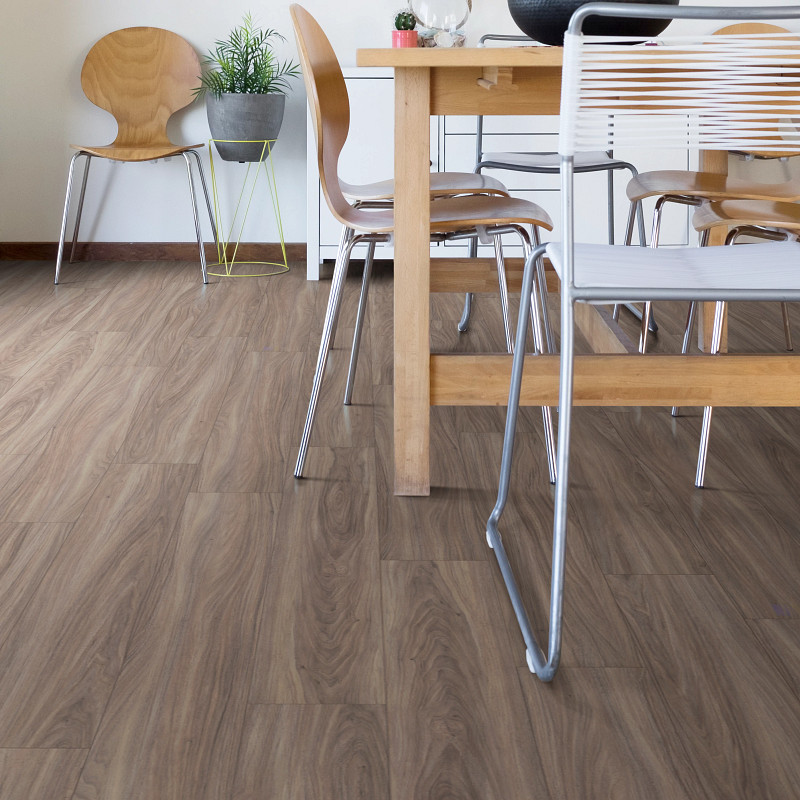Cinnamon Walnut flooring in a room