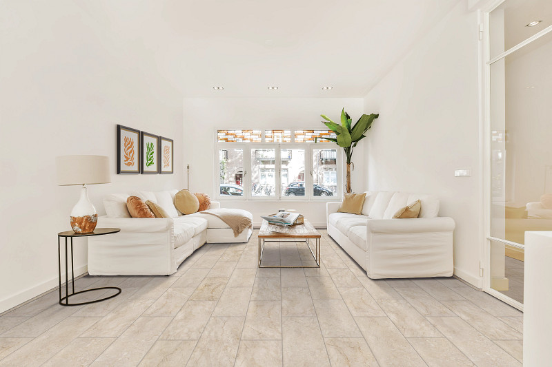 Iona Stone flooring in a room