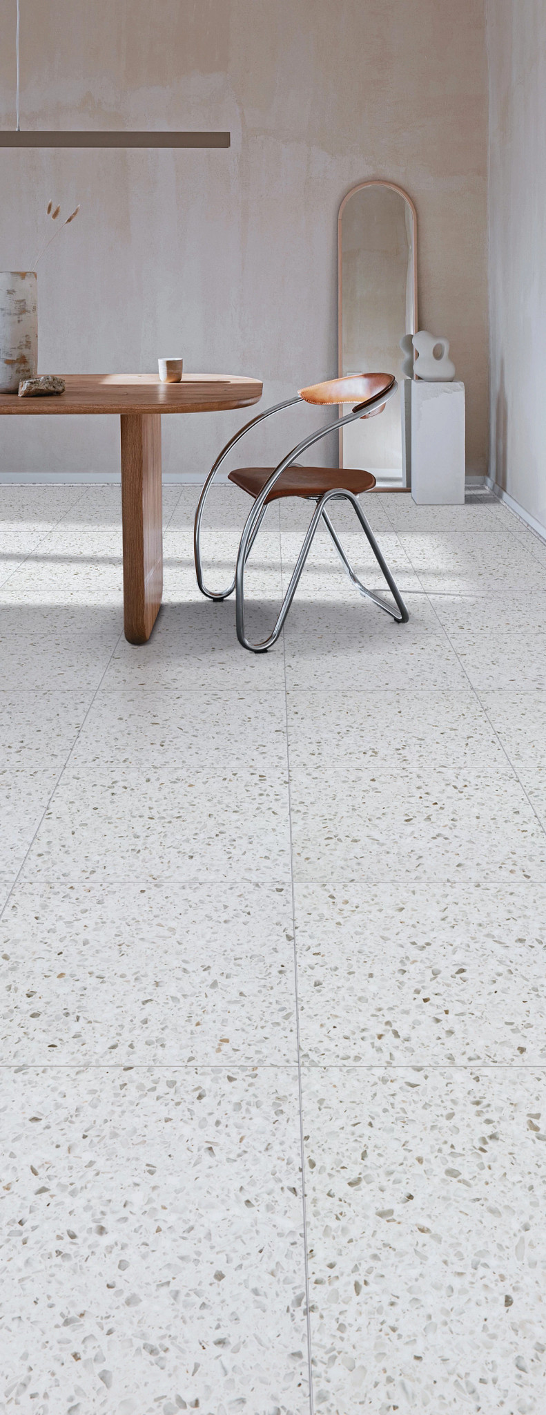 Vivara Terrazzo flooring, shown in a room