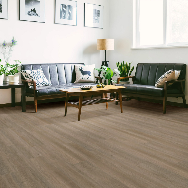 Native Pecan flooring in a room