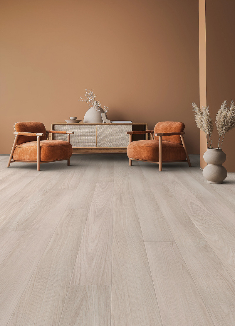 Harvest Haze Oak flooring in a room