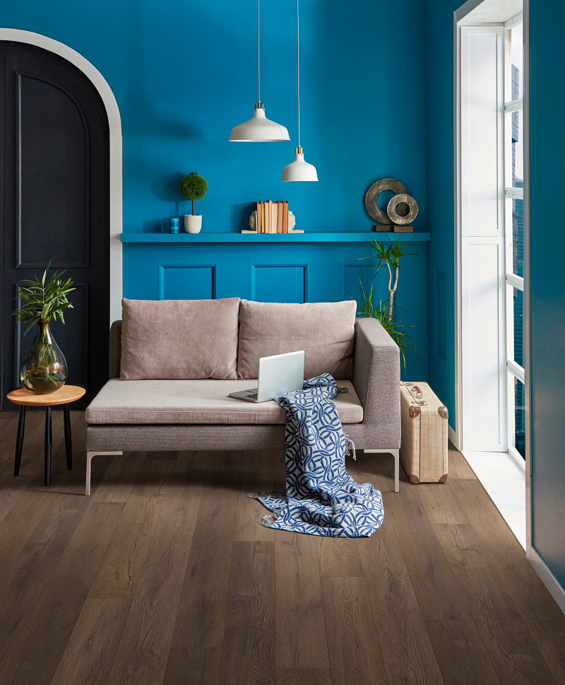 Midnight Oak flooring in a room