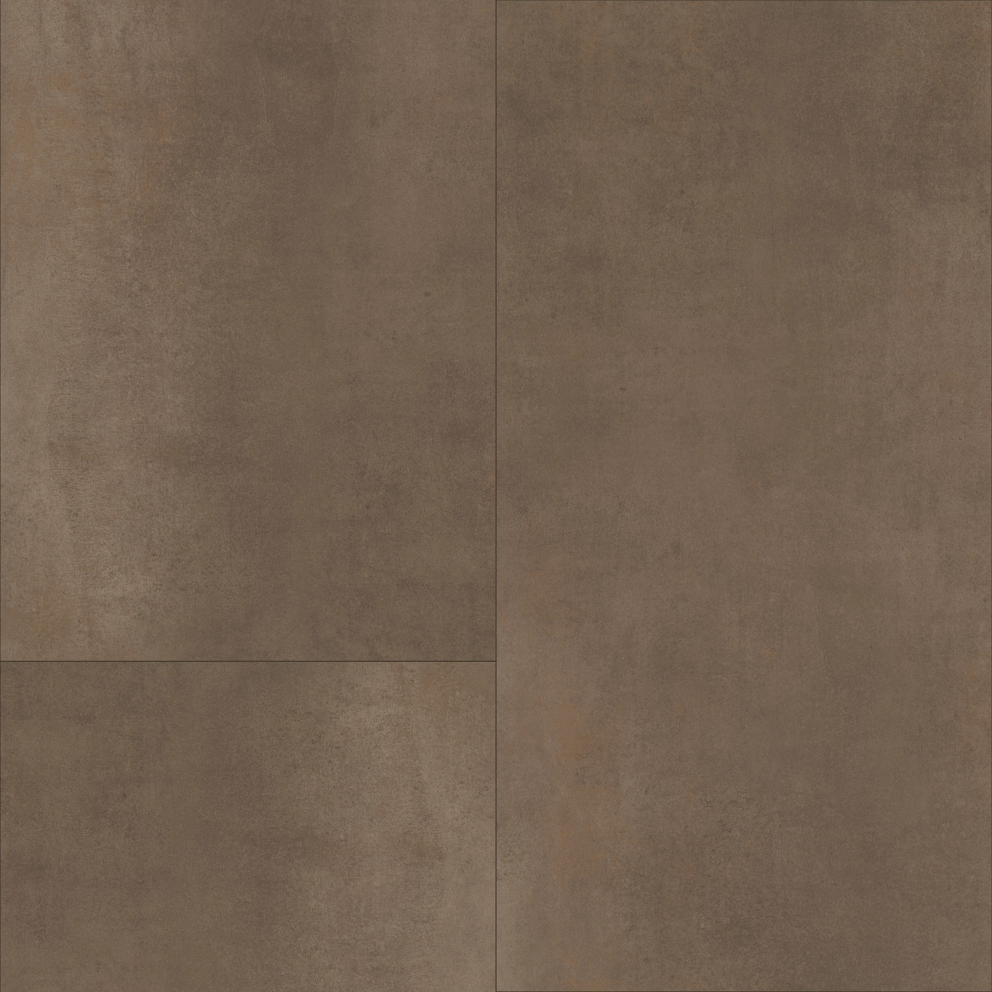 Molten, laid flat, seen from above
