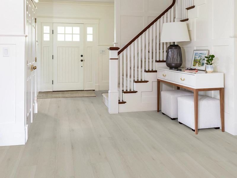 Glacier flooring in a room