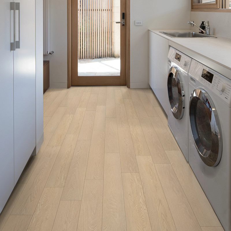 Oceanfront flooring in a room