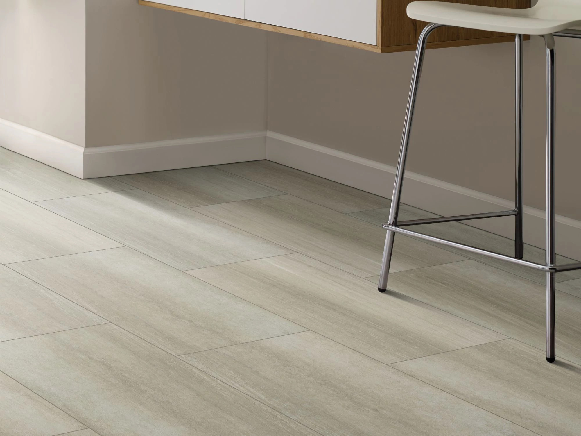 Ash flooring, shown in a room