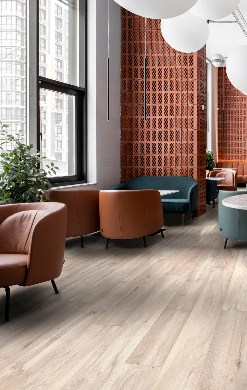Lawrence Maple flooring in a room