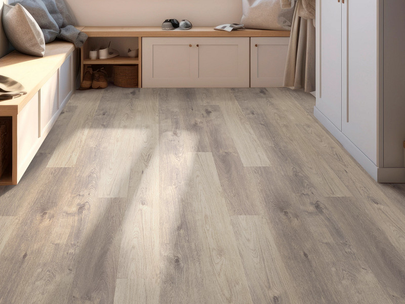 Stone Gray flooring in a room