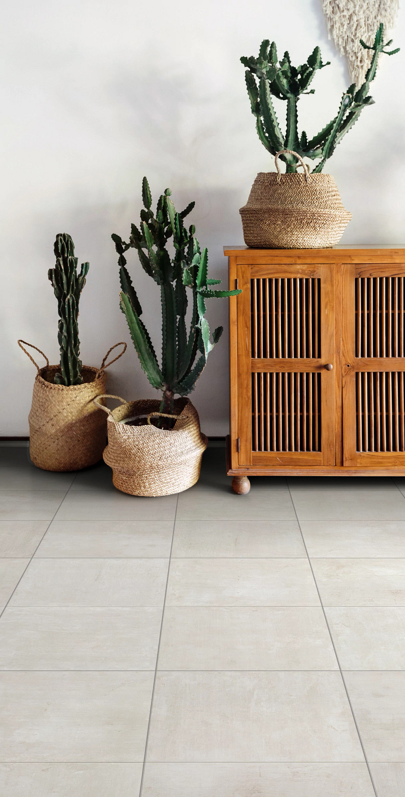 Romano Cement flooring in a room