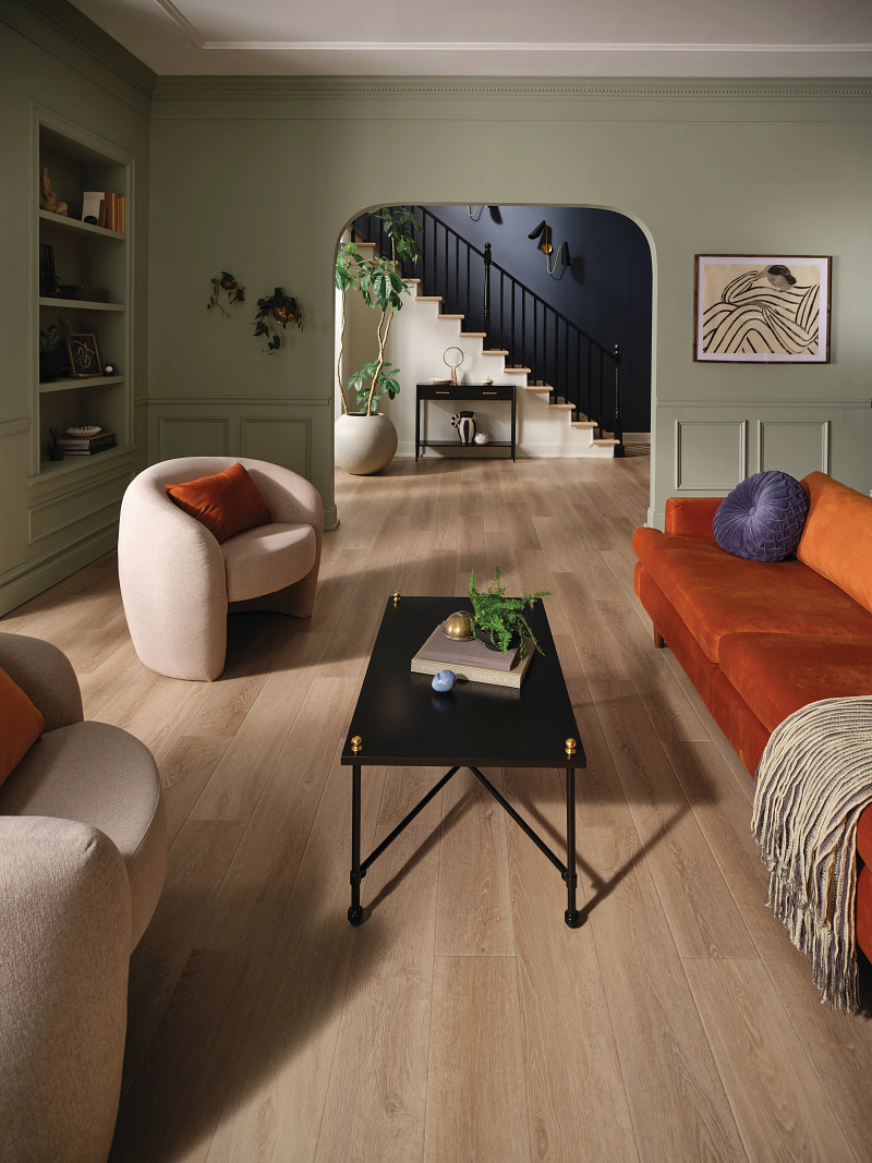 Wheat Oak flooring in a room