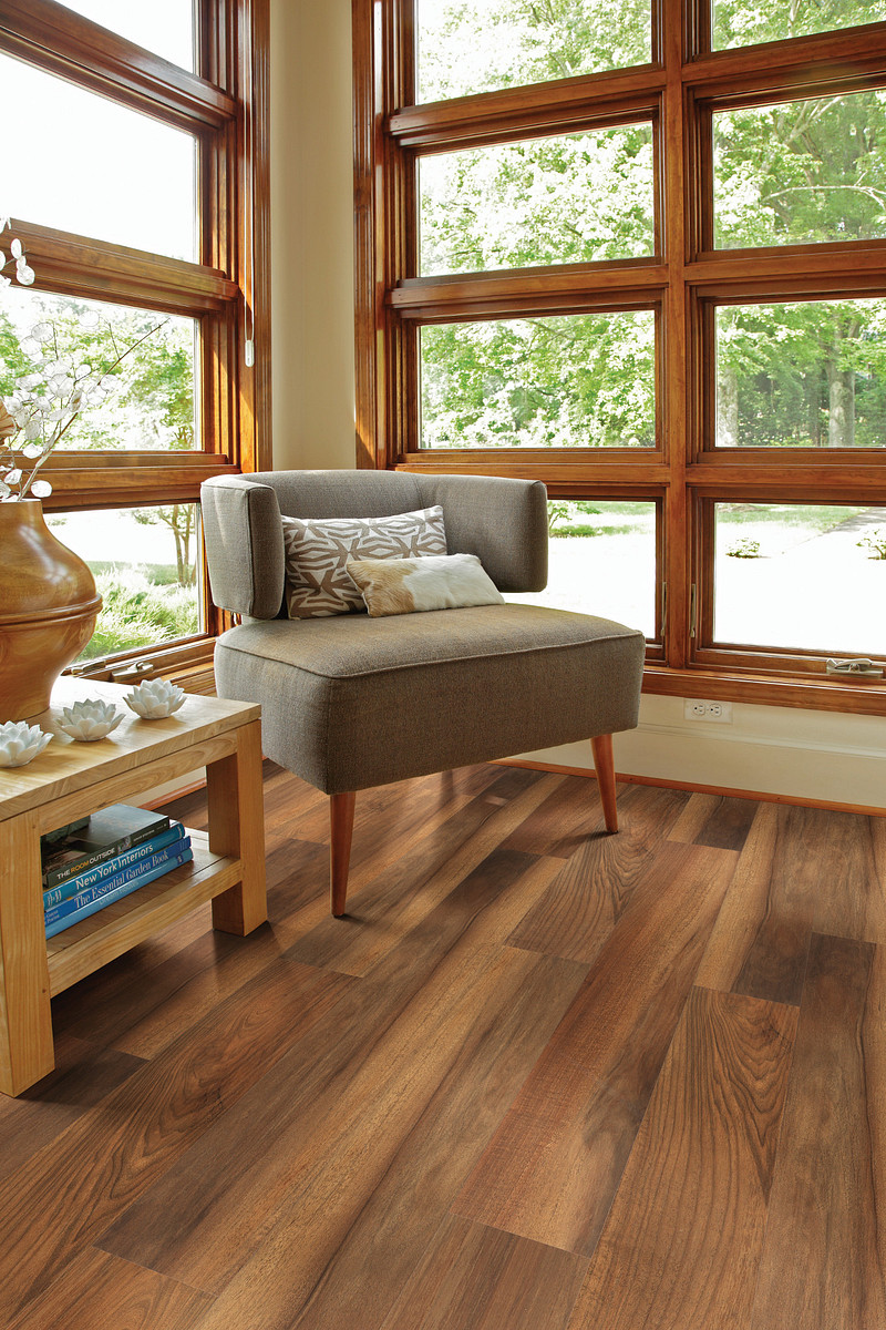 Amber Oak flooring in a room
